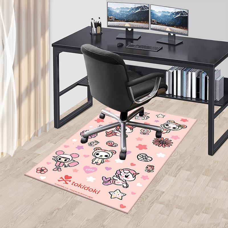 1 Stück tokidoki Valentinstag Teppich rutschfest Polyester Fußmatte für Büro.Schlafzimmer