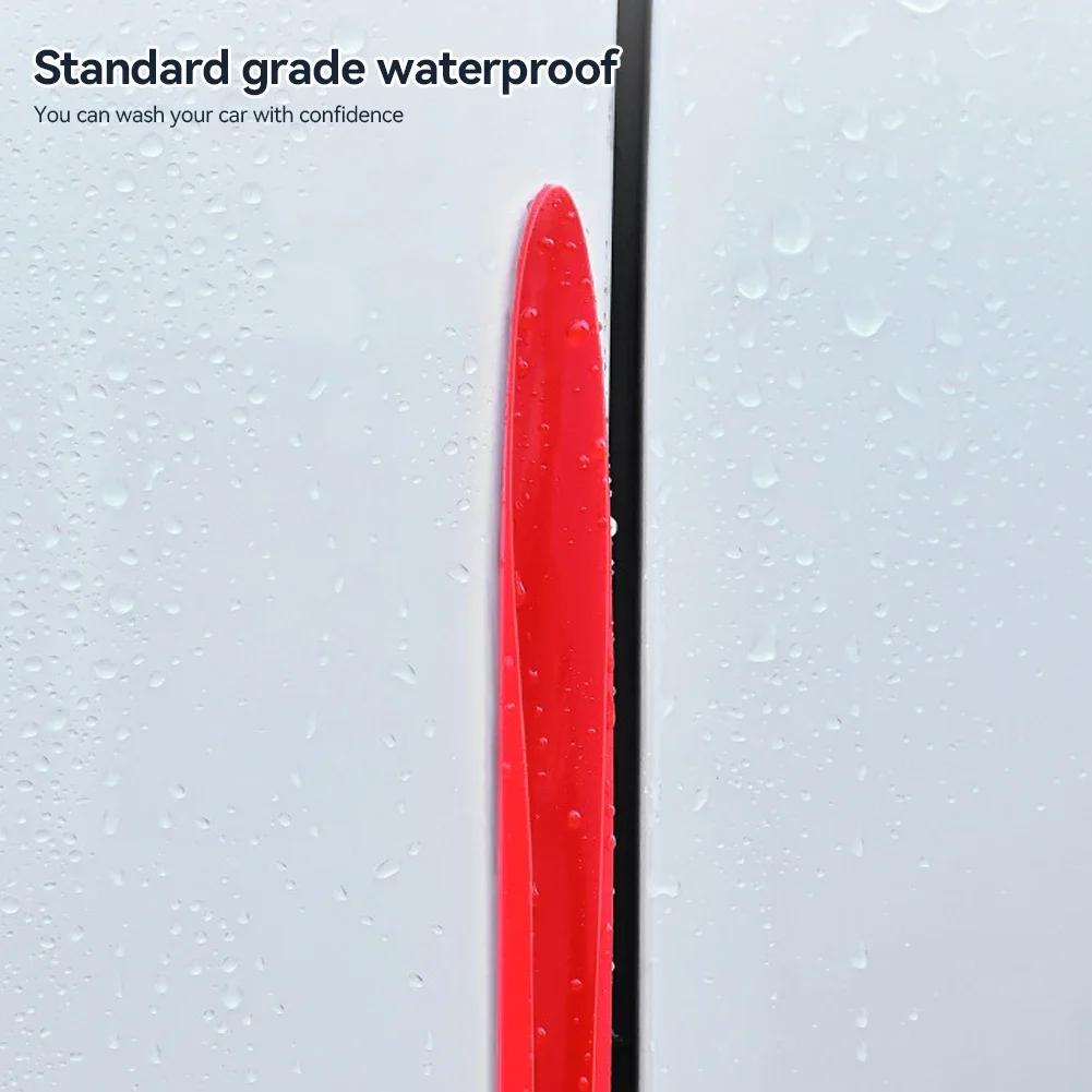 2/4Pcs 40cm Car Wheel Eyebrow Rearview Mirror Rubber Protector Door Edge Scratch Sticker Bumper Protection Guard Trim Strips