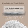 Deli T604 4-Level Security Commercial Shredder CN plug (adapter included)