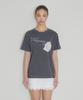 NOT YOUR ROSE Vintage Rose Logo T-Shirt (Charcoal)