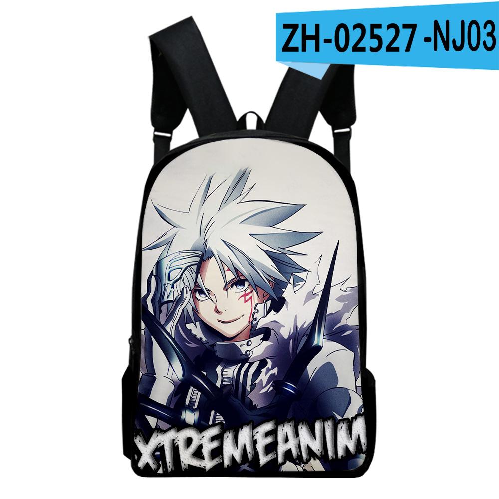 Popular Novelty Cool D.Gray-man Notebook Backpacks Pupil School Bags 3D Print Oxford Waterproof Boys/Girls Laptop Backpacks