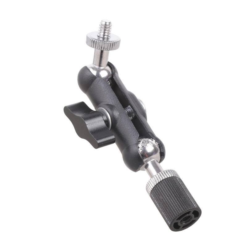 1/4inch Male To Female Joint Base Double Socket Arm Extension Arm Motorcycle Bike Phone Mount Camera Lighting