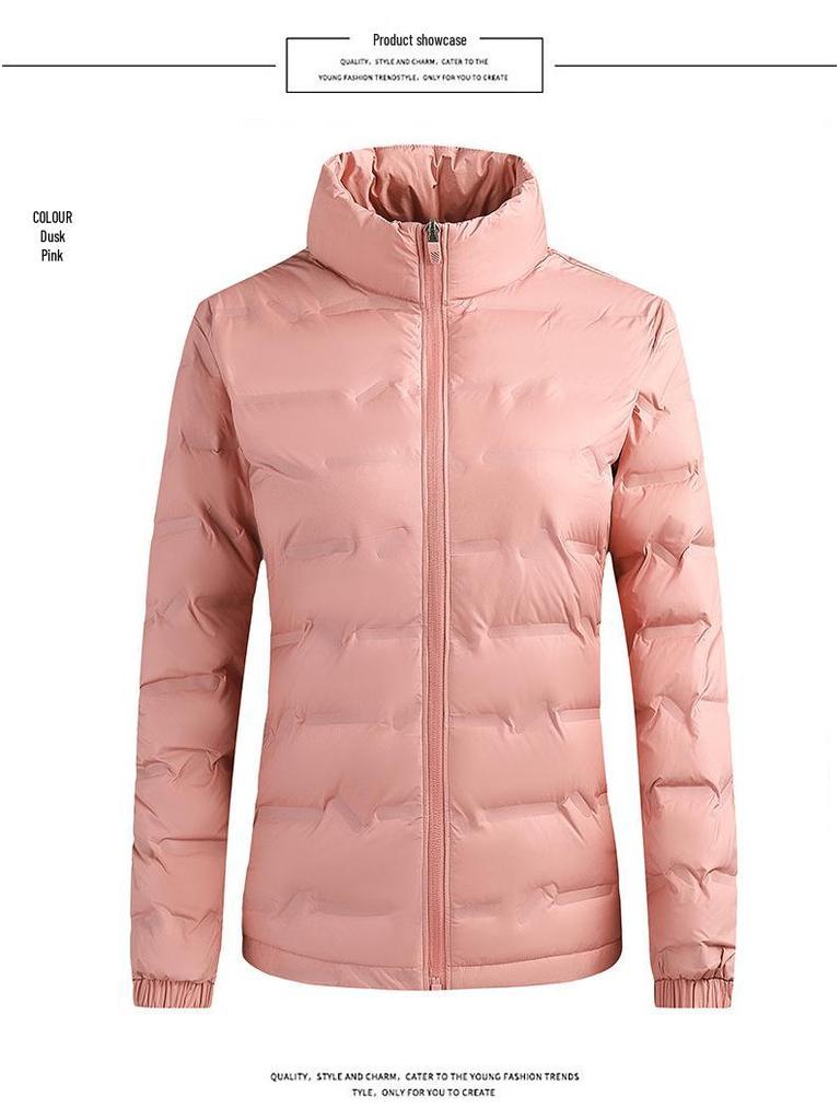 Lightweight Graphene Down Jacket for Men and Women - 80% Duck Down, Stand Collar, Autumn/Winter.