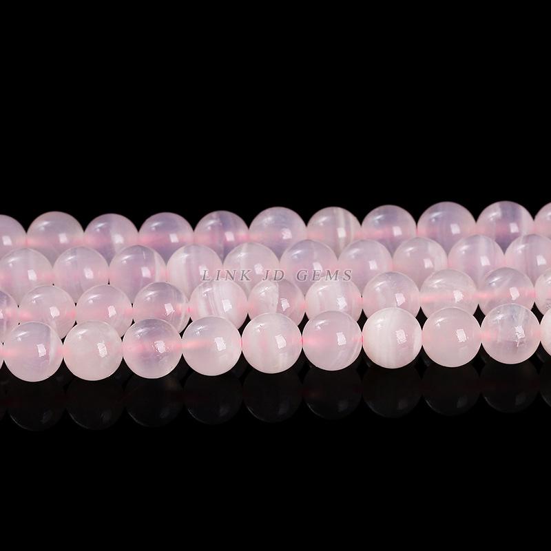 Pink Calcite Beads for DIY Bracelet Jewelry