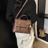 Retro small bag women's versatile new fashion shoulder messenger bag women's casual portable small square bag