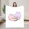 A-Asamimichaan Plüschdecken Mädchen Jungen Flanell Bettwäsche Überwürfe für Sofa Sessel Super Warm Individuelle Qualität Tagesdecke Geschenk
