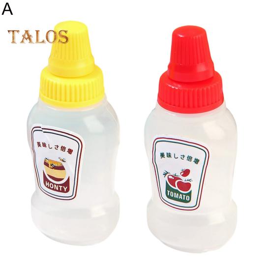 2 adet Catchup şişesi yaratıcı vidalı kapak saklama şeffaf kullanışlı Mini taşınabilir salata sosu domates sosu dağıtıcı kavanoz ev malzemeleri