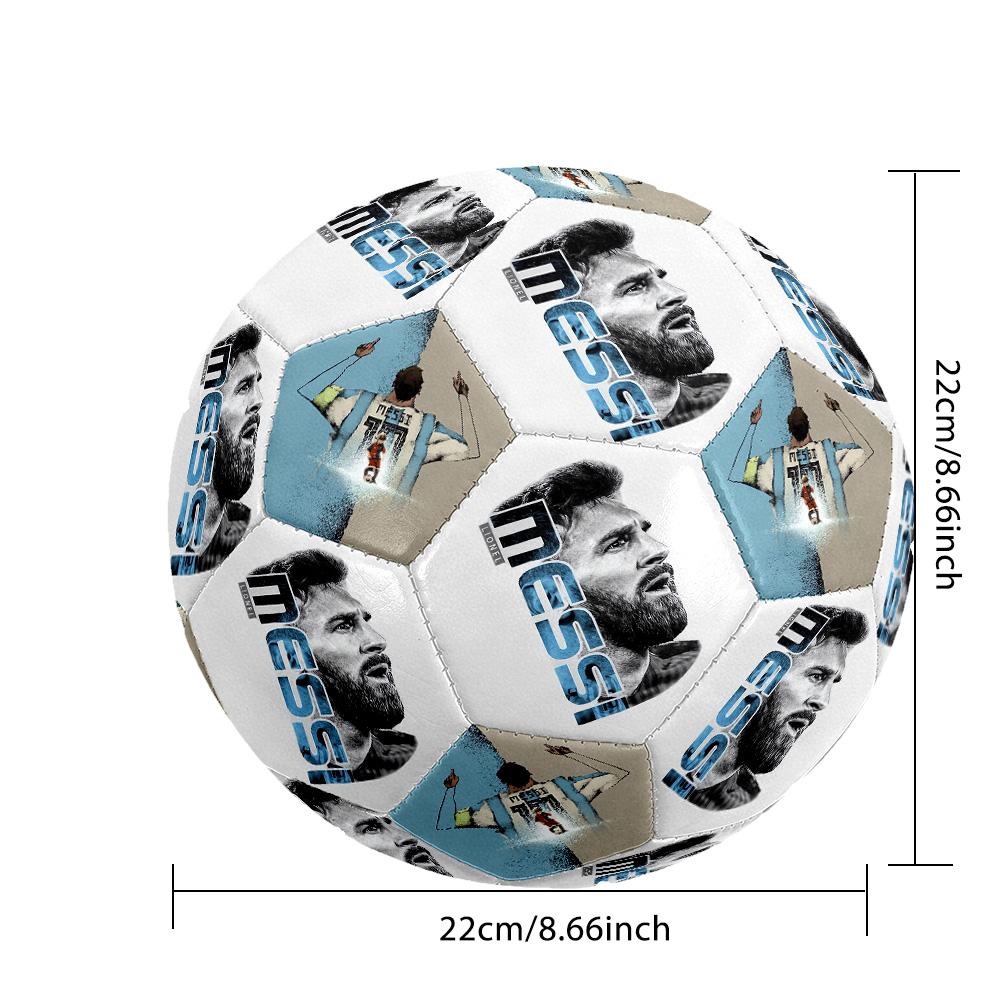 Pallone da Calcio Messi222 Misura 5 Calcio Cucito a Macchina Indooroutdoor Universale Calcio Ideale Per Appassionati di Calcio