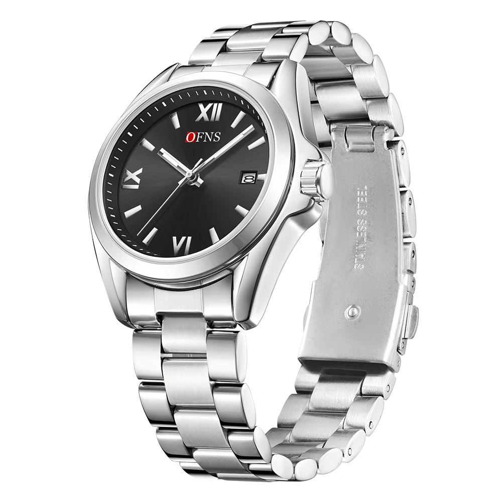 Famale Women Men Watches Luxury Fashion Ladies Quartz Watch 41mm Waterproof Stainless Steel Wristwatch Girlfriend Couple Gift