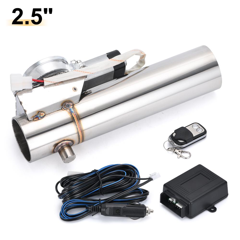 2.5" 63mm 3" 76mm Exhaust Control Valve Exhaust Pipe Electric Pipe Exhaust Electrical Cutout with Remote Control Wholesale Valve