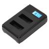 AHDBT‑801 Camera Battery Charger Multifunction Dual Slot Camera Battery Charging Station for Camera Battery