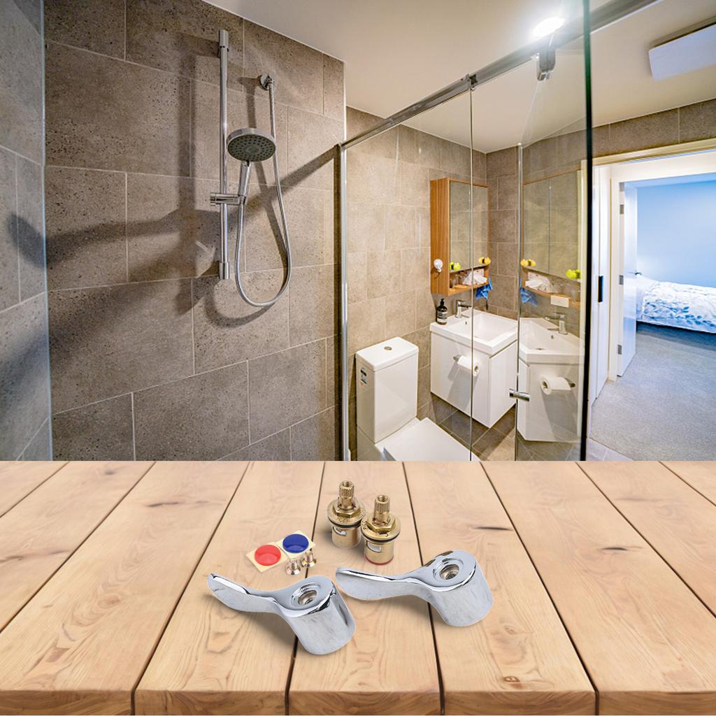 Basin Taps For Professional Zinc Alloy Faucet Handle Valve And Turn Tap Handle Knob Lever Taps Tops Replacement