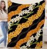 Hawaiian Floral Ultra-Soft Polyester Soft Blanket, Perfect Gift for Home Office Travel Outdoor, Small Throw Blanket Nap Blanket