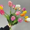 High-End Realistic Artificial Flower Flower Arrangement Faux Tulip Flower  Decoration Ornament