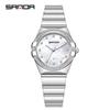 Sanda Luxury Women's Quartz Wristwatch - Lightweight, Trendy, Diamond Inlaid, Casual, Waterproof.