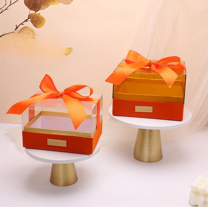 Прозора Прямокутна Подарункова Коробка для Весіль, Днів Народження, Помади, Парфумерії, Цукерок та Сувенірів