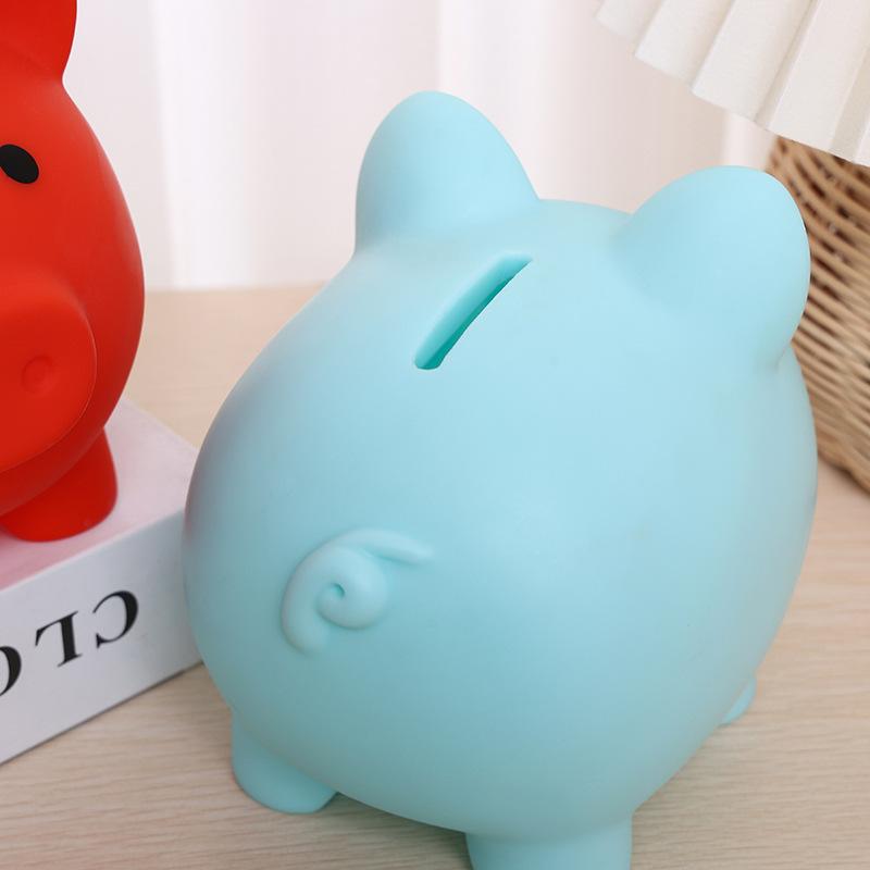 יפה בנק PIGGY מטבע כסף פלסטיק מזומן קופסת חיסכון פתיחה ילד חזיר מתנה