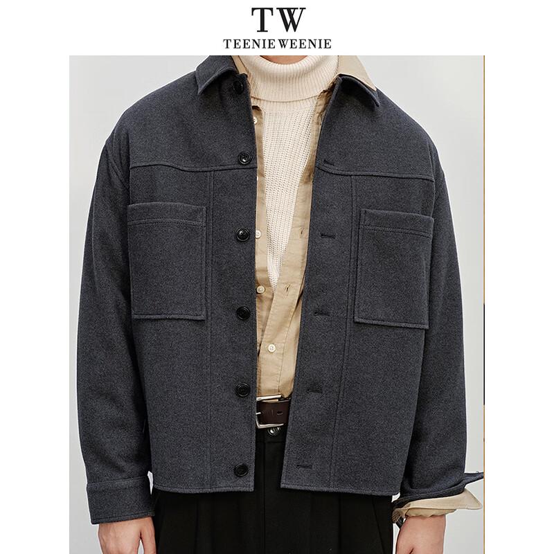 Teenie Weenie Men's American Retro Wool Blend Coat