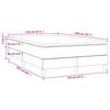 Box Spring Bed with Mattress White 120 x 200 cm Faux Leather