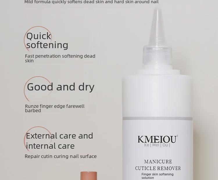 500ml Nail Nutrition & Softening Oil - Moisturizes Cuticles and Exfoliates Dead Skin