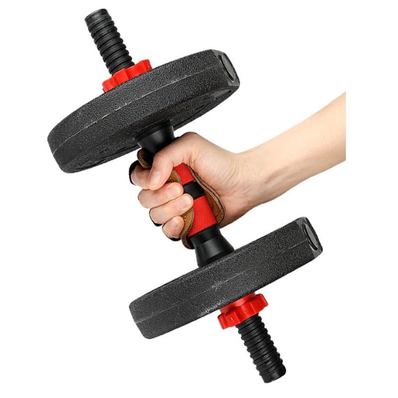 Breathable Finger Sports Palms Protectors Grip Pad For Fitness Training Cowhides Leather Construction Light Support