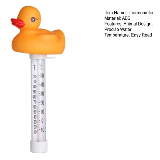 Yousheng Baby Bath Thermometer Duck Easy Read Bathtub Hot Tub Floating Swimming Pool Water Temperature Gauge Measurement Tool