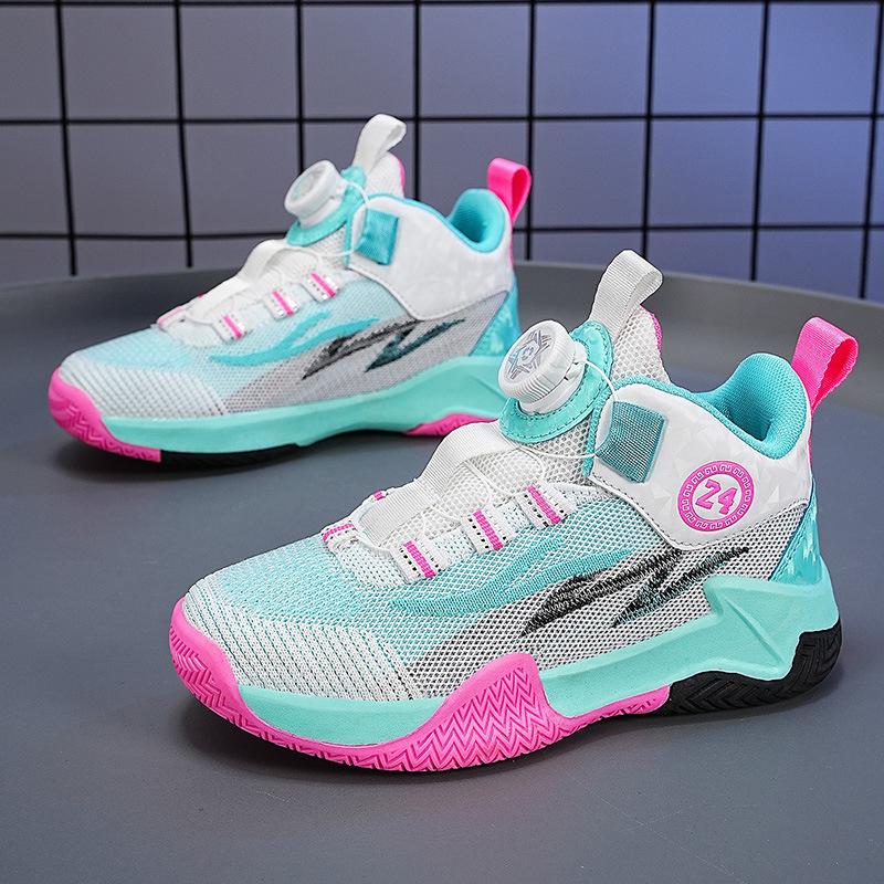 

Children s sports shoes 2025 spring and autumn boys shoes primary school students mesh breathable basketball shoes Fujian students actual combat 31
