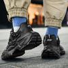 2025 New Men's Plus Size 46 47 Chunky Sole Sneakers Armor Design Comfortable Durable Running Athletic Unisex Casual Footwear