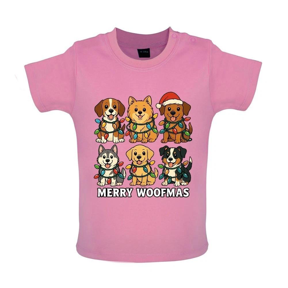Merry Woofmas Christmas Design - Infant T-Shirt/Jumpsuit - Dog Dog Funny 100