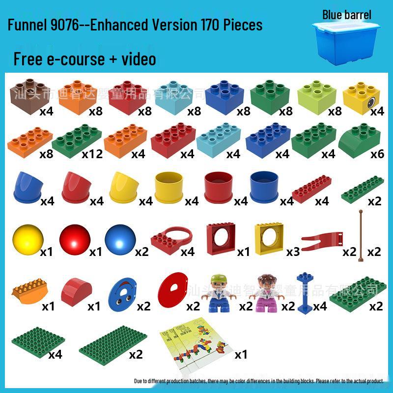 Compatible with LEGO 9656, 45002 Mechanism, 45012 Teaching Aids, 9090 Kindergarten, and 9076 Loose Parts.