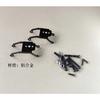 For 1/14 Tamiya RC Truck For volvo For scania Diy Parts Simulation Rear Double-bridge Suspension Assembly