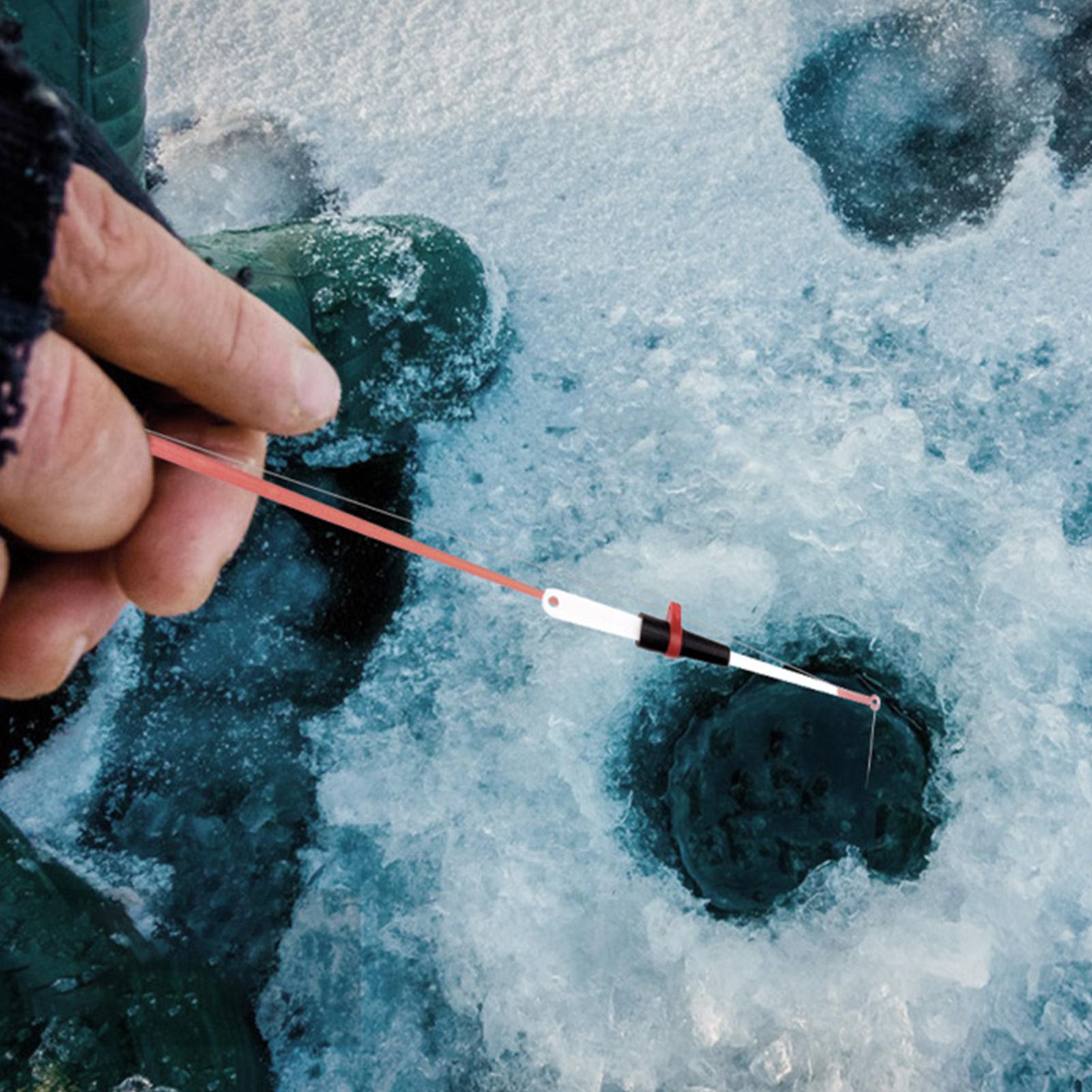 Ice Fishing Rod and Reel Combo 21CM Ultra Short Plastic Fishing Rod for Winter Outdoor Fishing 21cm