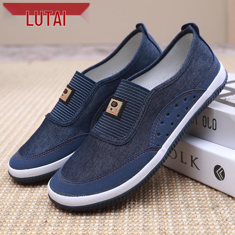 

Lutai Lightweight Breathable Work Shoes - Durable, Comfortable, Soft Cloth for Spring & Autumn Walking 36 [23cm]