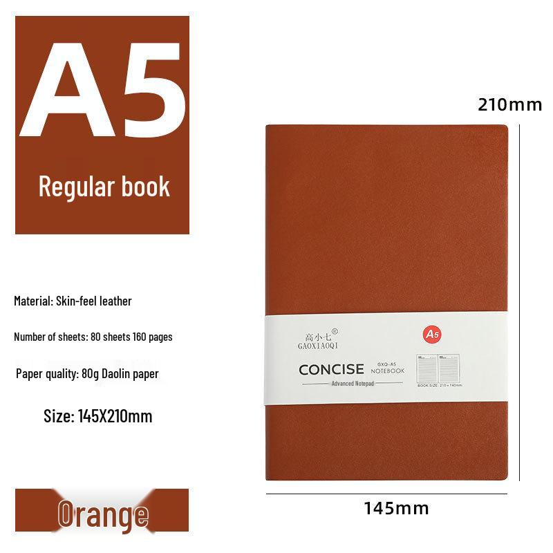 Prémiový zápisník A5 s vlastním logem - Jednoduchý, stylový, kreativní kancelářský a studentský diář