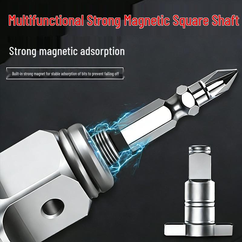 Super Strong Multifunctional Electric Wrench with Magnetic Square Shaft