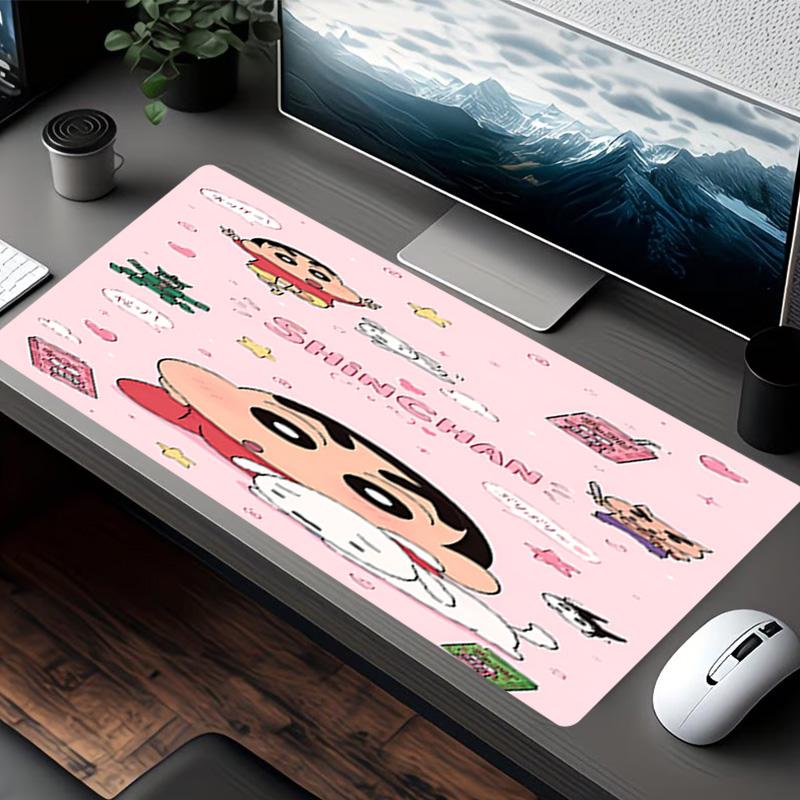Crayon Shin Print Mouse Pad, for Keyboard Pad Laptop PC Mat for Office Home Use, Desk Decor, Perfect Birthday Gift for Gamers