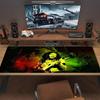 Bob Marley Poster Farbe Mauspads Großes Gaming Tischkissen Rutschfestes Laptop Tablet Großes Mauspads XXL Matte Mini PC Spielmatte Mit Verriegeltem Rand