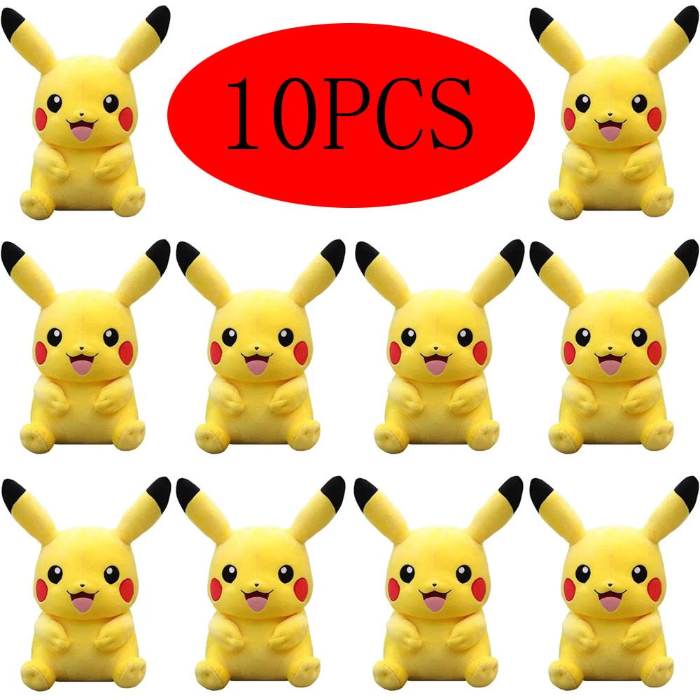 Cute Pikachu Plush Toy Pokemon Charmander Squirtle Bulbasaur Stuffed Doll Eevee Scorbunny Gengar Snorlax Christmas Gifts