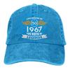 Adjustable Solid Color Baseball Cap Life Begins At 50 1967 The Birth Of Legends Washed Cotton 50 Years Old  Sports Woman Hat