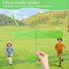 5Pcs Stable Gliders Hand Helicopter Toy Plastic Outdoor Flying Toys for Kids Hand-Eye Coordination Outdoor Launcher Gifts