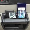 For Hummer H2 2003-2007 ABS Black Car Multifunction Door Armrest Container Box Storage Tray Car