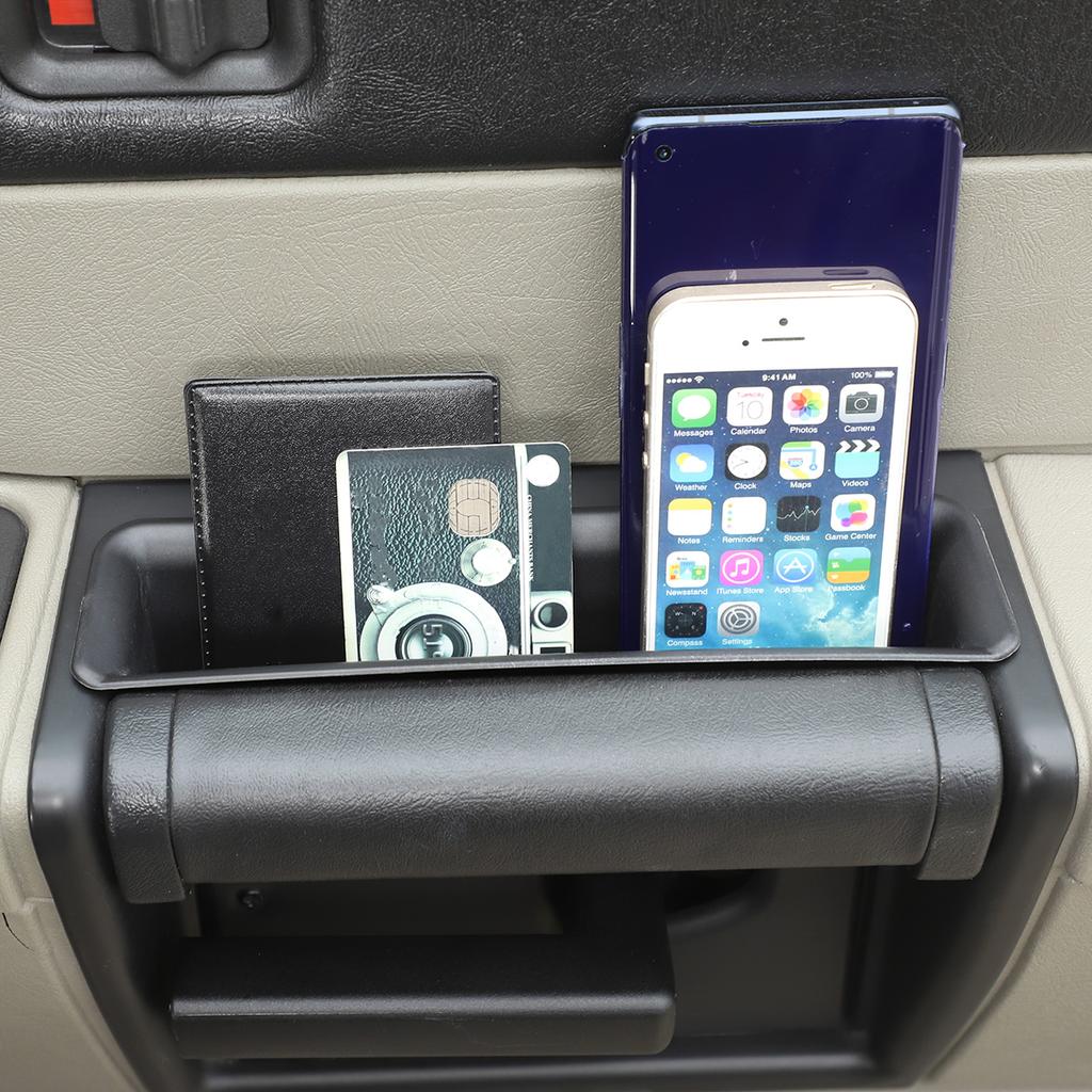 For Hummer H2 2003-2007 ABS Black Car Multifunction Door Armrest Container Box Storage Tray Car
