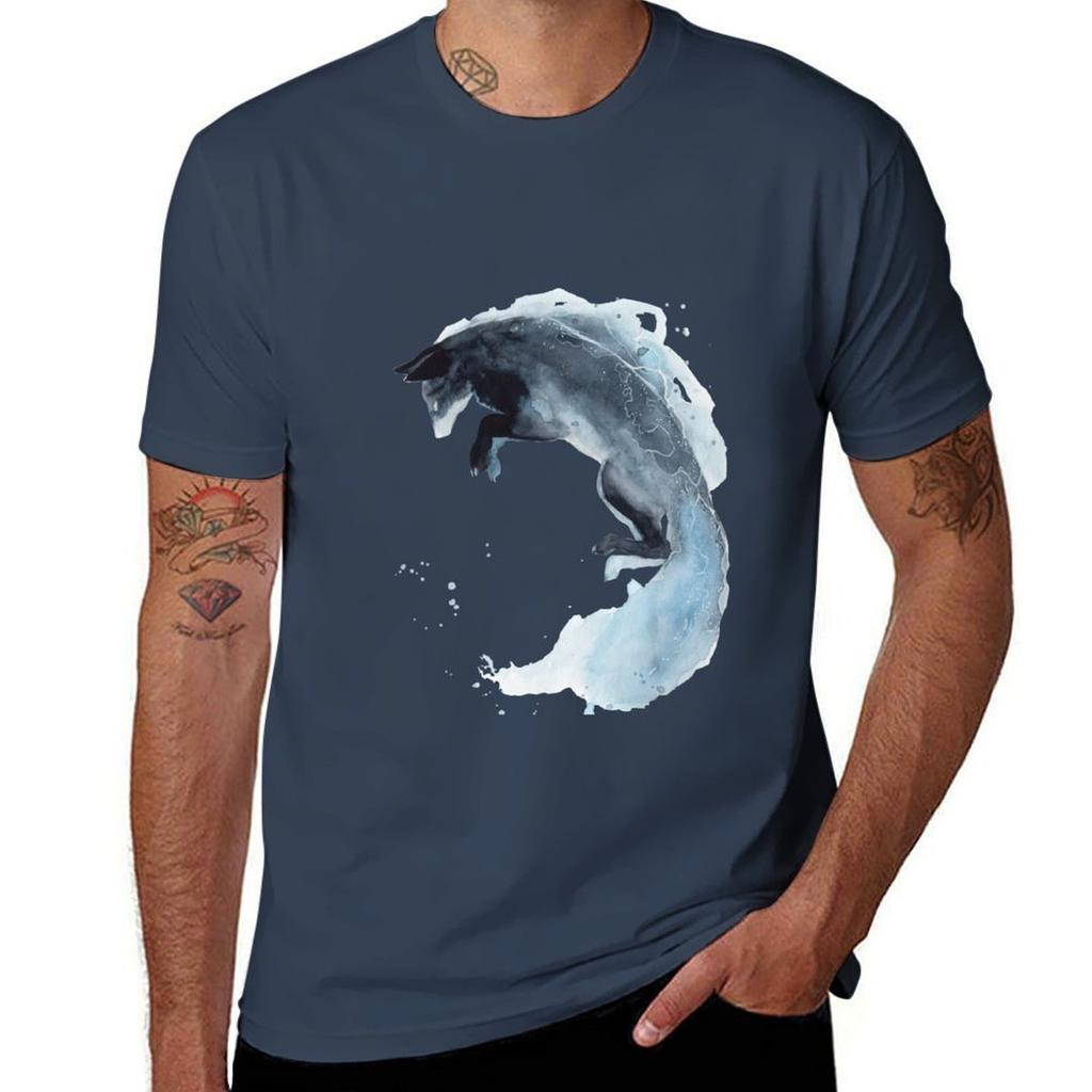 Water Fox Tshirt Labor Work Casual Tshirt