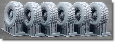 M142 Hymars CTIS Wheel Set Plastic Model Parts SCXWM35025S Scale-X 1/35 Weight-Deformed (6 Pieces) (Fore Art) (Military Vehicle)
