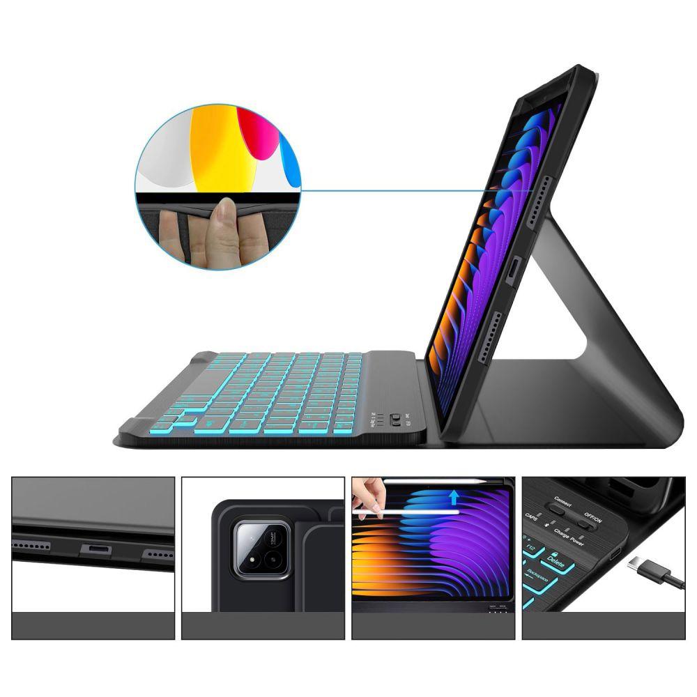 Tech-Protect Sc Pen + Klávesnice Xiaomi Pad 7 / 7 Pro Černá