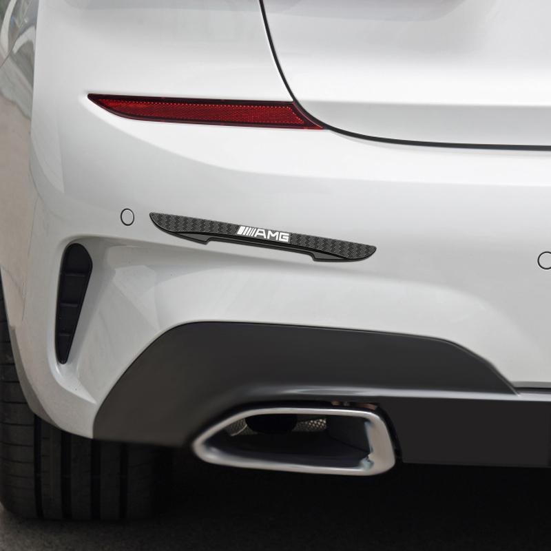 GLC GLB 4pcs Rubber Car Door Edge Protector Sticker Anti Collision Anti-scratch Strips For Mercedes Benz AMG W204 GLC CLA W205