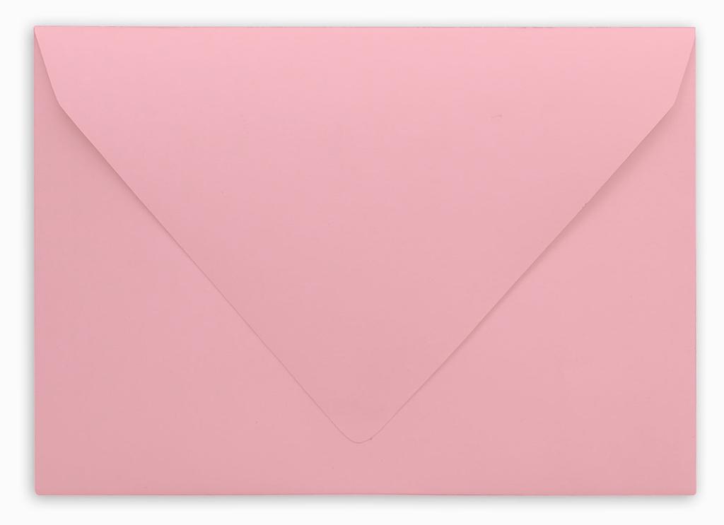 Darling Souvenir Plicuri pentru invitații A7 Baby Pink de înaltă calitate (5 1 4 x 7 1 4) Euro V-Flap 80 LBS autoadeziv