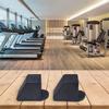 2pcs Fitness Equipment Square End Cap Foot Cover Protectors Gym Accessories
