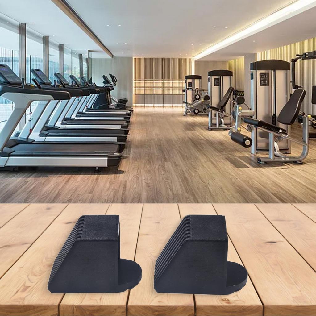 2pcs Fitness Equipment Square End Cap Foot Cover Protectors Gym Accessories