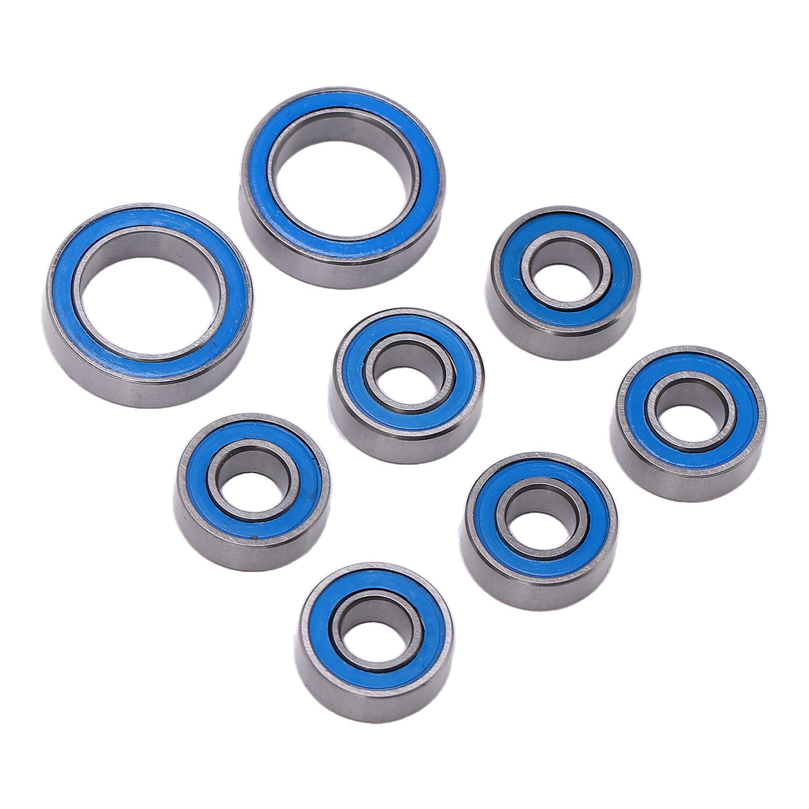 

8Pcs RC Car Ball Bearings Wheel Hub Sealed Bearing Kit for Traxxas 1/10 4x4 4wd Slash Stampede Rustler